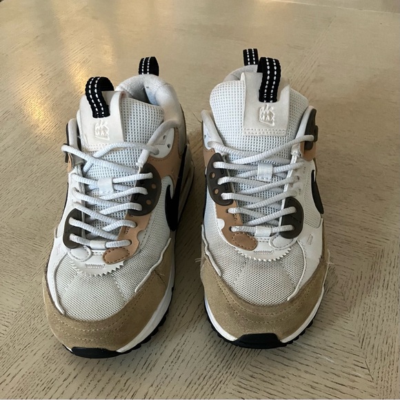 Nike White/Beige/Brown Air Max 90 Futura Woman’s Size 6 - Picture 7 of 9
